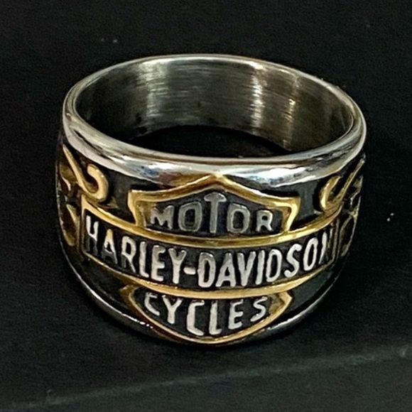 Harley Davidson motorcycle stainless steel ring. - Picture 11 of 11